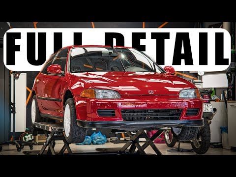 30 Year OLD HONDA CIVIC EG6 - Polishing to perfection & Ceramic Coating - Auto Detailing