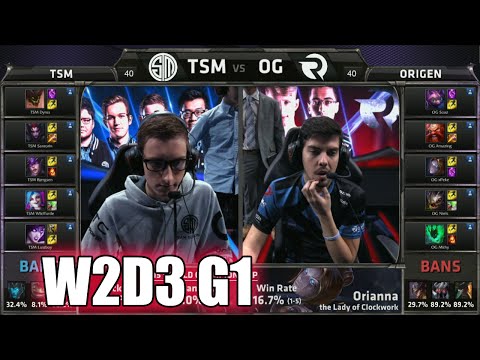 TSM vs Origen | Week 2 Day 3 Group D LoL S5 World Championship 2015 | Team Solomid TSM vs OG G2