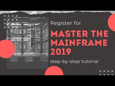 register for Master the Mainframe contest 2019 | IBM MTM 2019