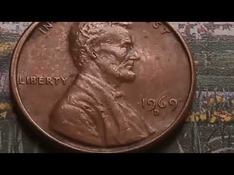 Very Rare $7,000,00 US 1969D Lincoln Penny Coin Denver Mint Error Worth Money