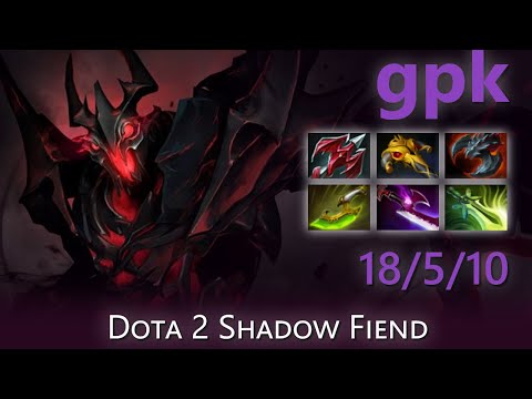 "gpk" 18/5/10 | Dota 2 Shadow Fiend highlights