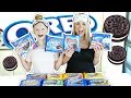 OREO TASTE TEST CHALLENGE MUM Vs DAUGHTER Blindfolded Family Fizz