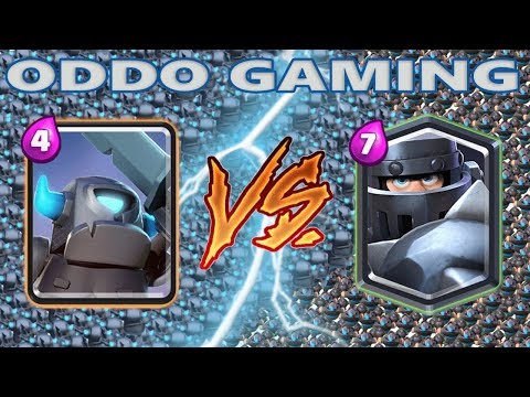 MINI PEKKA VS MEGA KNIGHT - CLASH ROYALE BATTLE #10