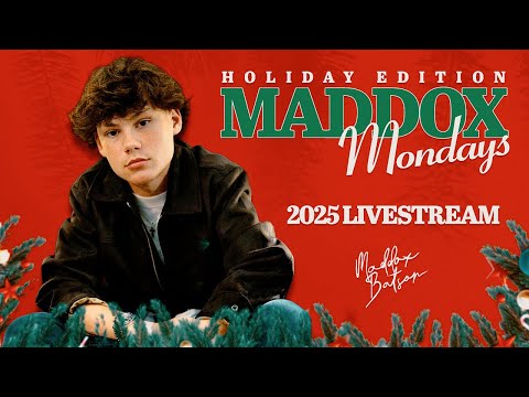 Maddox Mondays Holiday Livestream! | Maddox Batson Home For The Holidays