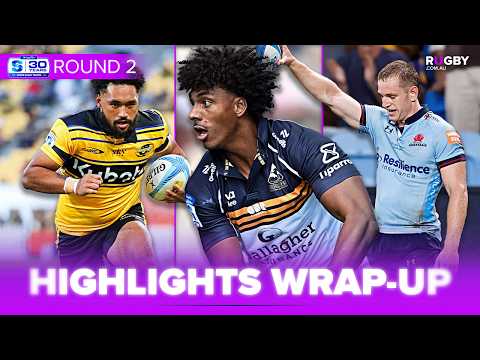 Shocking wins! 🤯 | Super Rugby Pacific Round 2 Highlights