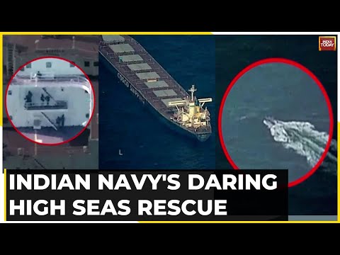 Indian Navy's Successful Anti Piracy Op: Indian Navy Says Hijacking Foiled After Rescuing Crew