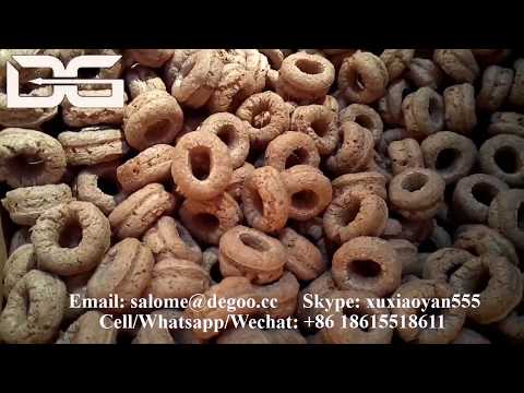 Jinan DG Coco Delite Snacks Golden Choco Rings Crackers Cheezy Rings Snack Food Machine Maker