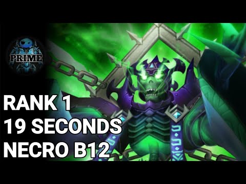 @GenesisPrime Rank 1 Necro B12 19 Seconds - Summoners War