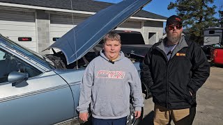We replace the starter on a 1985 chevrolet caprice estate wagon