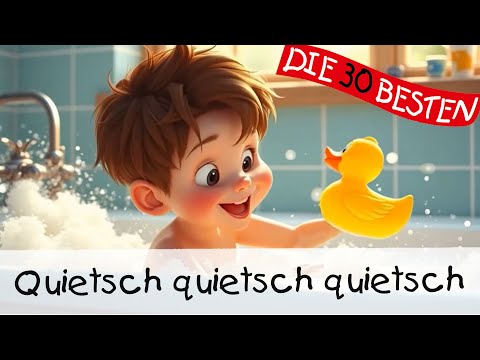Quietsch quietsch quietsch (Animationsvideo) || Kinderlieder zum Mitsingen und Bewegen