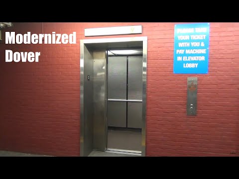 Modernized Dover Traction Elevators at the Houston Street Garage in San Antonio, TX