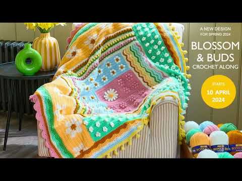 Sirdar Blossom and Buds Crochet Along Spring 2024
