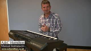 Video thumbnail for Yamaha PSR-SX920 First Impressions by A&C Hamilton Musical Instruments