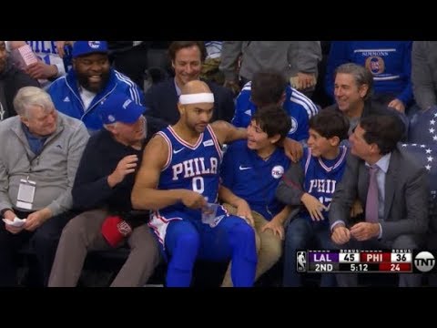 Jerryd Bayless makes Kid's life with spilling drink over his head