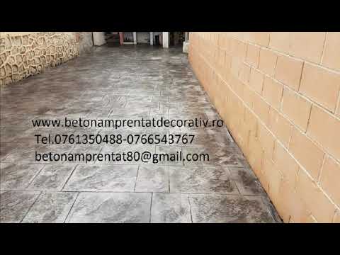 Beton Amprentat Bunea Mică -Timiș Tel.0761350488 -0766543767