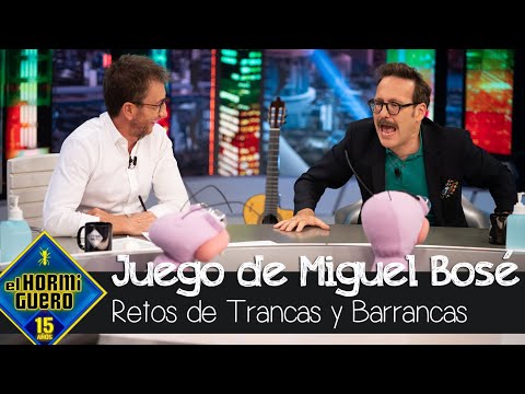 Trancas y Barrancas enfrentan a Joaquín Reyes al juego favorito de Miguel Bosé - El Hormiguero