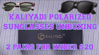 KALIYADI Polarized Sunglasses Unboxing Best Budget Sunglasse