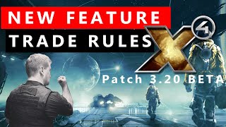 Trade Rules - Beta Patch 3.2 - New Feature in X4 Foundations Guides Global Orders