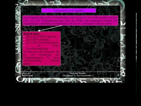 Grundgesetz 1 - Die Grundrechte 1