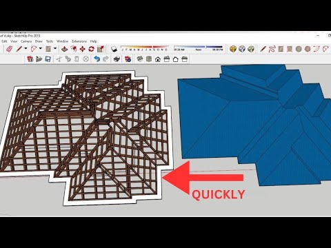 SketchUp Easy Roof Modeling - 1001bit tools