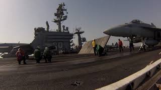 Flight Deck Life - Catapult 3 Jet Blast Deflector Operator