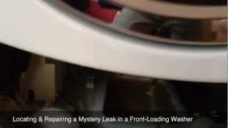 Locating and Repairing a Mystery Leak in a Front-Loading Washing Machine
