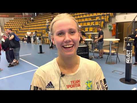 Maja Persson i Ystads IF efter uttåget ur Svenska Cupen.