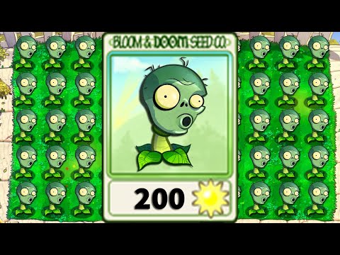 PvZ 1 Mod ZomPlants vs Zombotany - Repeater ZomPlants VS All Zombotany2