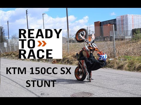 KTM 150cc Sx Stunt Riding