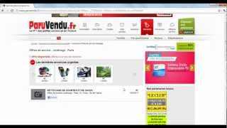 ParuVendu : les annonces services gratuits en vidéo