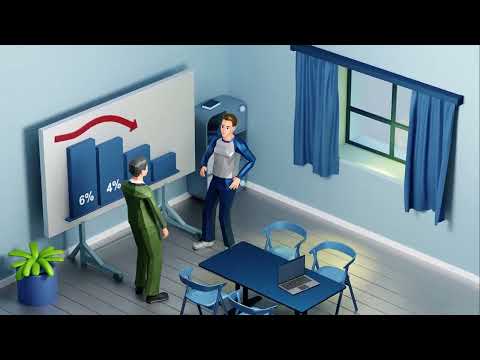 3% Down Home Loan & Grant Program — Isometric animation for Mortgage Lending