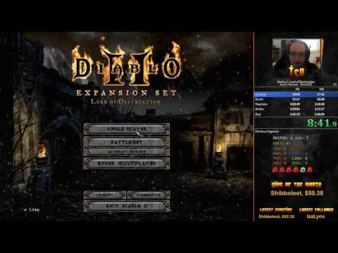 Diablo 2 LoD any% HC RTA Speedrun Druid - 1:26:30 [WR]