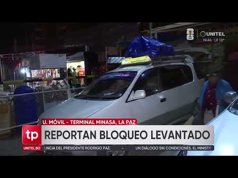 Habilitan salidas al norte de La Paz tras levantarse bloqueo en la ruta a Caranavi