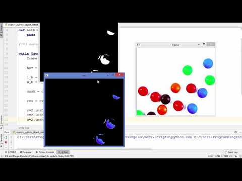 OpenCV Python Tutorial For Beginners 13 Object Detection and Object Tracking Using HSV Color Space