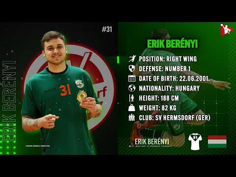 Erik Berenyi - Right Wing - SV Hermsdorf - Highlights - Handball - CV - 2022/23