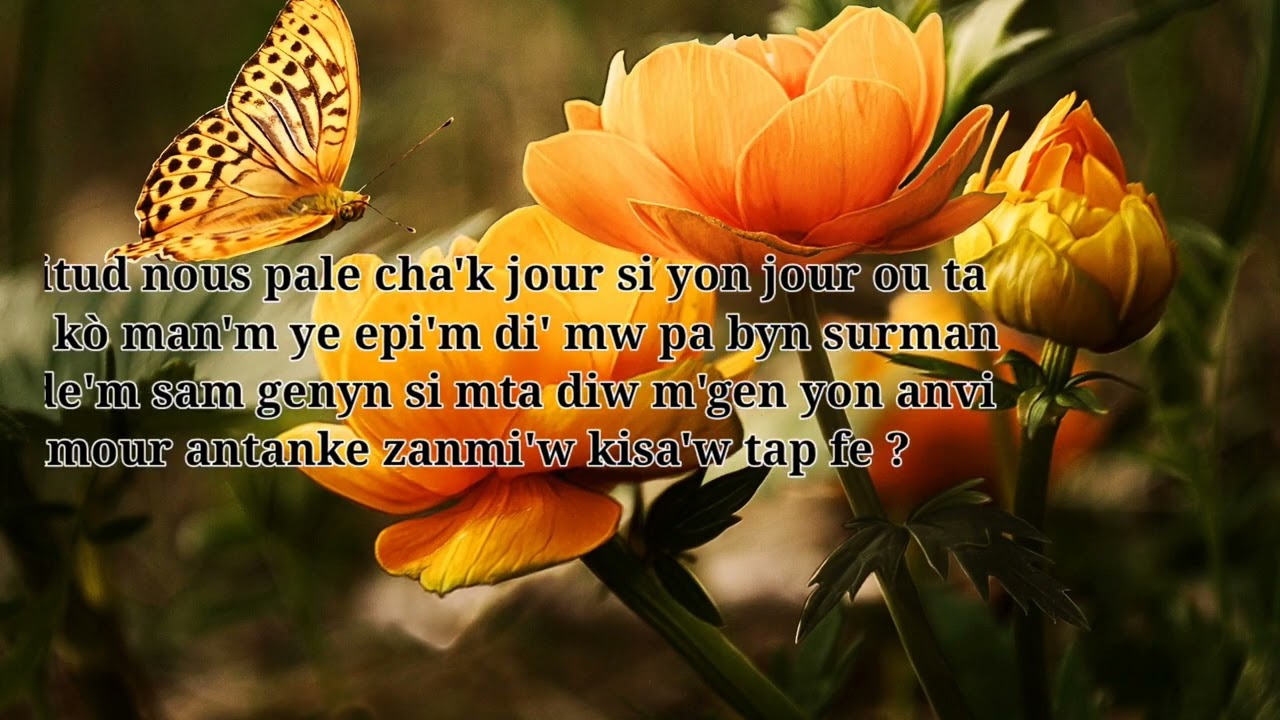 kesyon ou ka poze Yon fanm ki zanmiw kap fel sou menl poul getan wew vlel kòm mennaj ou fe sa yo Waw