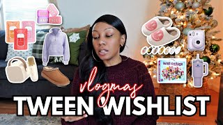 MY TWEEN DAUGHTER'S CHRISTMAS WISHLIST | Tween + Preteen Gift Guide | Vlogmas Day 4 | Mika Latanya
