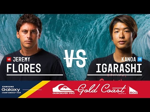 Jeremy Flores vs. Kanoa Igarashi - Quiksilver Pro Gold Coast 2016