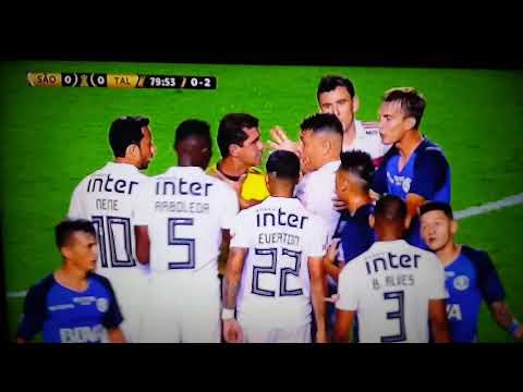 Expulsão de Everton do São Paulo 0 x 0 Talleres