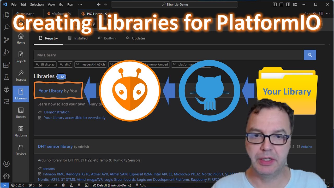 Creating Libraries for PlatformIO
