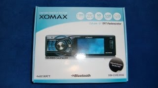 XOMAX XM-DVB 3006 DVD CD USB LCD SD Monitor Autoradio carradio Radio unboxing short intro
