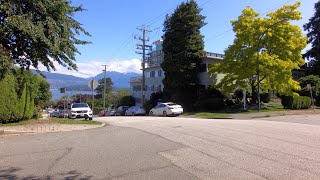 Vancouver Canada. Kitsilano Area. West 1st Avenue. City Life near the Ocean.