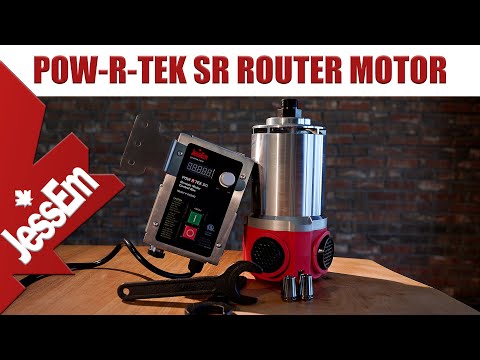 JessEm Pow-R-Tek SR Router - ULTRA-POWERFUL Motor with Variable Speed Control Box!