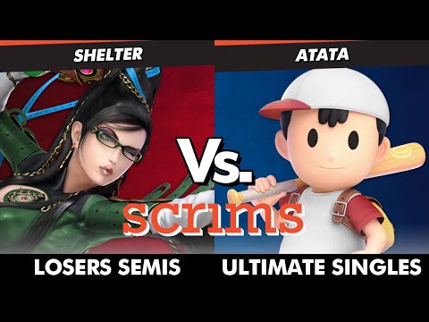 Scrims Showdown 38 Losers Semis - Shelter (Bayonetta, Palutena) Vs. ATATA (Ness) SSBU Ultimate