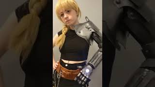 Building Edward Elric's automail around my real life bionic arm 🦾 #fullmetalalch