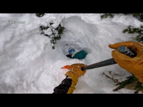 Snowboarder rescued by stranger: 'I was gonna die on my own'