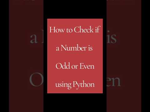Python Even Odd Programcheck Even Odd Numbers In Pythonbeginner Tutorial In Urducodingpython