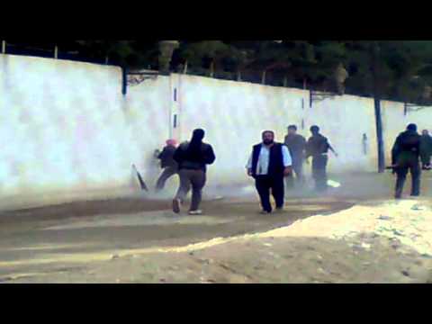 اقتحام مقر الإنشاءات في بشبعا في ريف دمشق من قبل كتيبة السيف الدمشقي