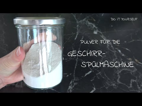 Make your own dishwashing detergent for your dishwasher – DIY dishwasher powder