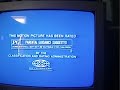 Closing To Money Pit 1986 VHS